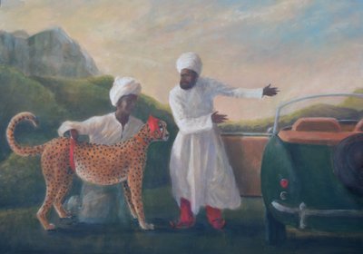 Stubbs Cheetah and Jaguar by Lincoln Seligman